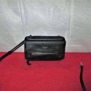 T Tahari Zip Around Leather Phone Wallet